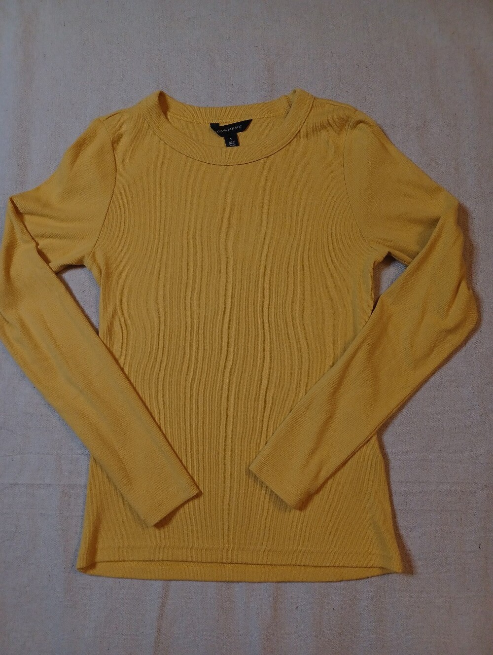 Banana Republic Slim Long-Sleeve Ribbed Top Women's Size Small